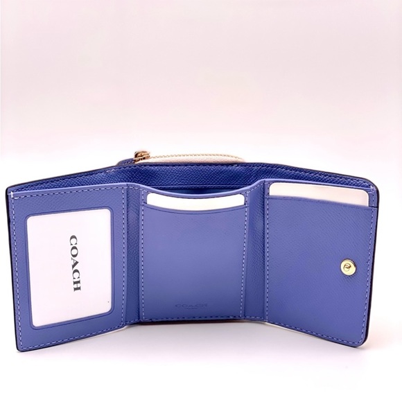Coach Small Trifold Wallet - Picture 10 of 11